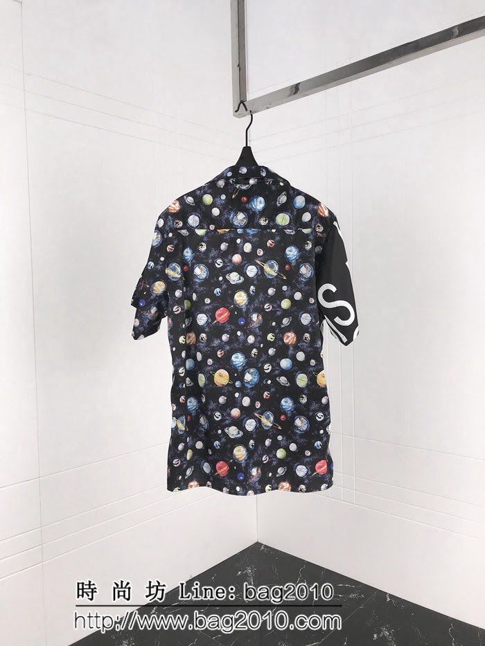LV路易威登 19ss Galaxy星空系列 銀河行星圖案 活性印花工藝 無膠感 原版真絲混紡面料 高版本男女同款 ydi2573